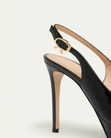 Gianvito Rossi 85mm Dasha Patent Leather Platform Slingback Pumps | Thumbnail 3 Gianvito Rossi 85mm Dasha Patent Leather Platform Slingback Pumps | Thumbnail 3