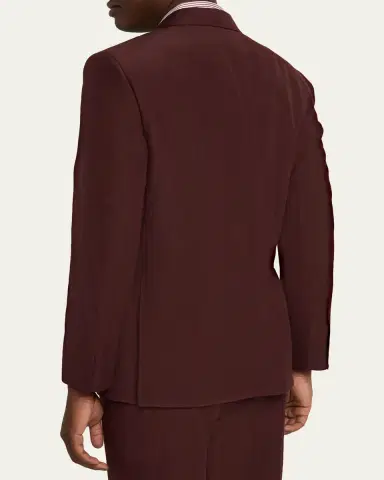 Brioni Men's Wool Peak Lapel Two-Piece Suit | Thumbnail 5 Brioni Men's Wool Peak Lapel Two-Piece Suit | Thumbnail 5