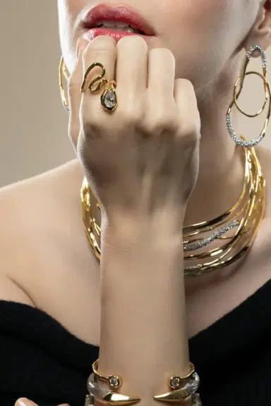 ALEXIS BITTAR Crystal Asterales Floating Vine Ring | Thumbnail 4 ALEXIS BITTAR Crystal Asterales Floating Vine Ring | Thumbnail 4