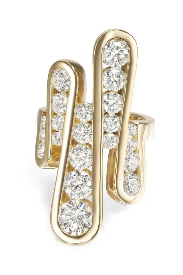 Diamond Large Daphne Joy Ring