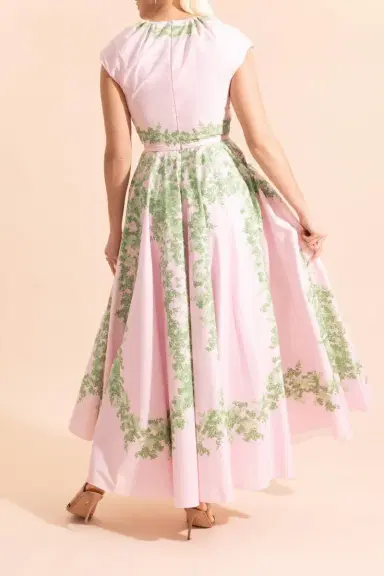 Giambattista Valli Floral Cap Sleeve Garland Dress | Thumbnail 3