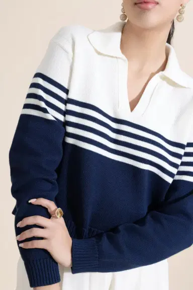 Simkhai Jules Polo - Midnight Stripe | Thumbnail 3