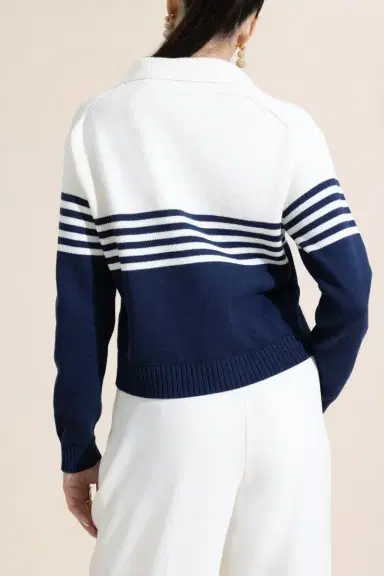 Simkhai Jules Polo - Midnight Stripe | Thumbnail 4
