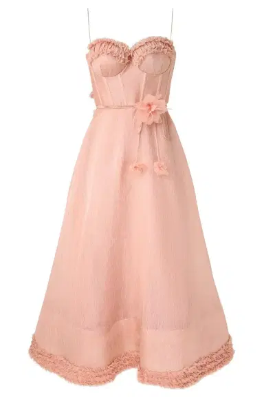 Zimmermann Luna Ruffle Midi Dress | Thumbnail 1