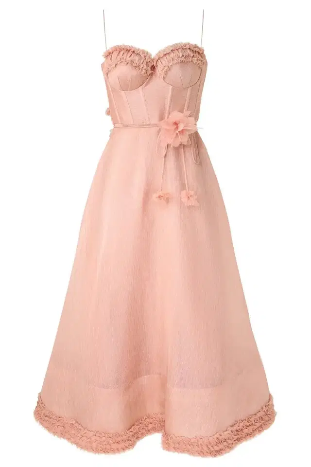 Luna Ruffle Midi Dress
