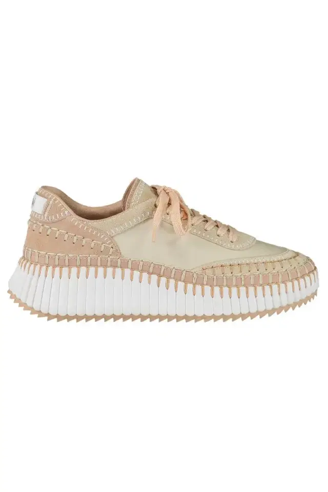 Chloé Nama Sneaker - Blushy Grey