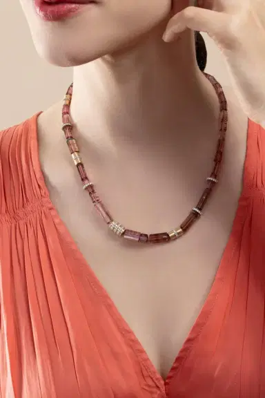 EDINA KISS Pink Tourmaline Beaded Necklace | Thumbnail 3 EDINA KISS Pink Tourmaline Beaded Necklace | Thumbnail 3