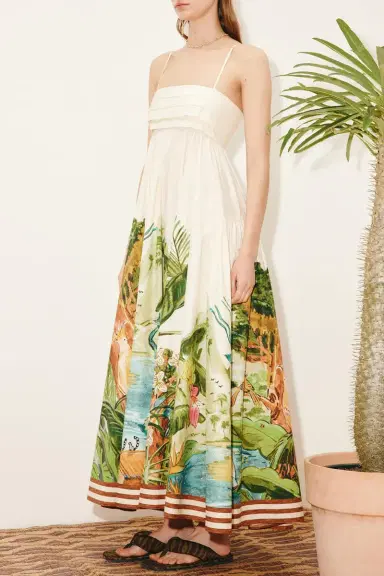 ALÉMAIS Toucan Tango Midi Dress | Thumbnail 3