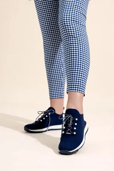 Jimmy Choo Veles Trainer - V Marine Mix | Thumbnail 4