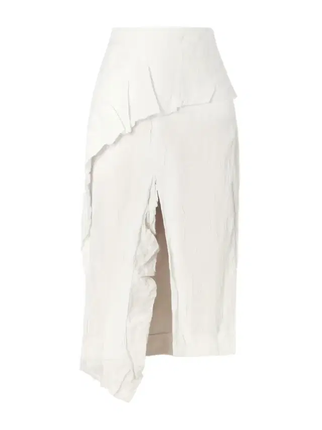 Hansly Crinkled-twill Midi Skirt