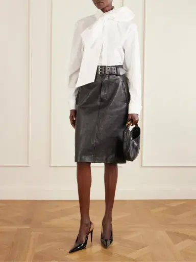 Saint Laurent Guermantes Patent-leather Slingback Pumps | Thumbnail 4 Saint Laurent Guermantes Patent-leather Slingback Pumps | Thumbnail 4