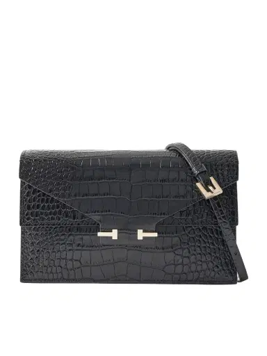 Tom Ford Croc-effect Patent-leather Shoulder Bag | Thumbnail 1 Tom Ford Croc-effect Patent-leather Shoulder Bag | Thumbnail 1