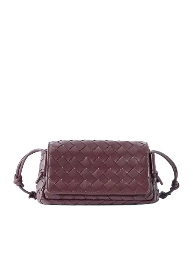 Notturno Intrecciato Leather Shoulder Bag