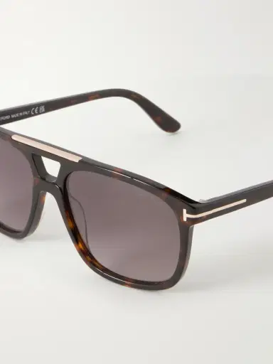 Tom Ford Briana Aviator-style Tortoiseshell Acetate Sunglasses | Thumbnail 3
