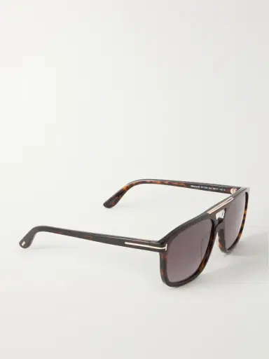 Tom Ford Briana Aviator-style Tortoiseshell Acetate Sunglasses | Thumbnail 4