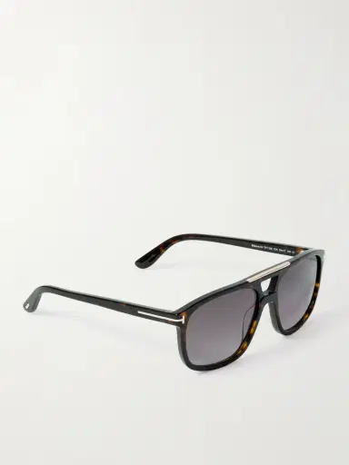 Tom Ford Briana Aviator-style Tortoiseshell Acetate Sunglasses | Thumbnail 8