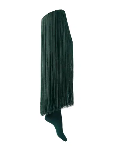 Alaïa Fringed Knit High Socks | Thumbnail 1