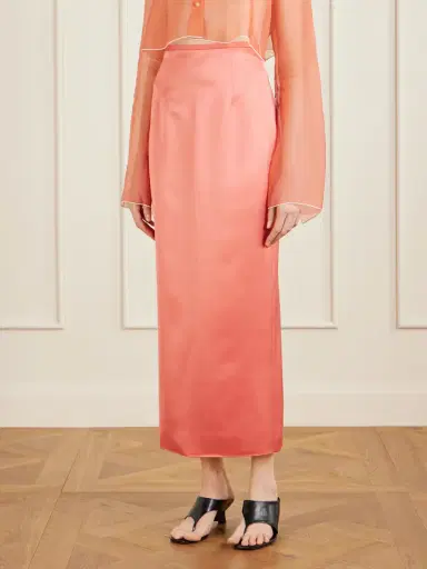 Khaite Winton Satin Midi Skirt | Thumbnail 3 Khaite Winton Satin Midi Skirt | Thumbnail 3