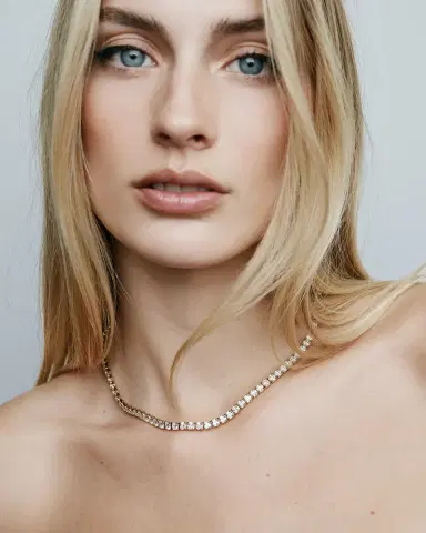 Jennifer Fisher JF Lab - Cushion Cut Tennis Necklace | Thumbnail 1