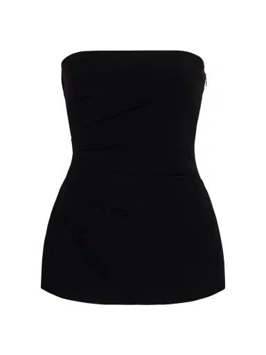 Proenza Schouler Damea Matte Double Crepe Strapless Top | Thumbnail 1