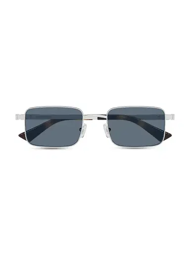 Bottega Veneta Men's 53MM Long Ribbon Metal Rectangular Sunglasses | Thumbnail 2