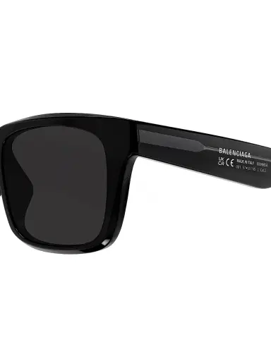 Balenciaga Men's Soho 57MM Squared Sunglasses - Black | Thumbnail 3