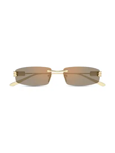 Balenciaga Men's Gossip 62MM Rimless Rectangular Metal Sunglasses | Thumbnail 2 Balenciaga Men's Gossip 62MM Rimless Rectangular Metal Sunglasses | Thumbnail 2