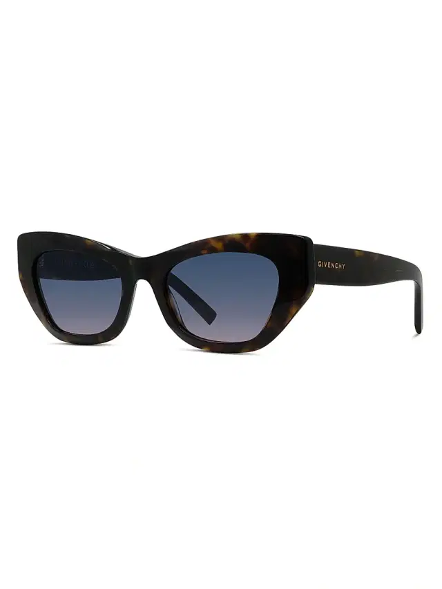 Givenchy Women's City 54MM Cat-Eye Sunglasses - Brown Blue
