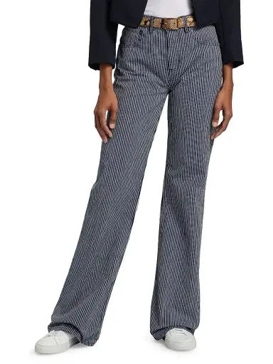 Nili Lotan Women's Celia Striped Jeans | Thumbnail 3 Nili Lotan Women's Celia Striped Jeans | Thumbnail 3