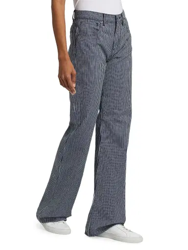 Nili Lotan Women's Celia Striped Jeans | Thumbnail 4 Nili Lotan Women's Celia Striped Jeans | Thumbnail 4