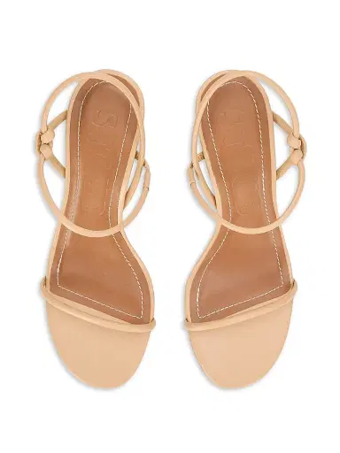 Staud Women's Laurel 65MM Leather Sandals - Porcini - Size 10.5 | Thumbnail 4