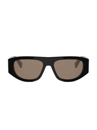 Celine Men's Triomphe 55MM Geometric Sunglasses - Black Brown | Thumbnail 2 Celine Men's Triomphe 55MM Geometric Sunglasses - Black Brown | Thumbnail 2