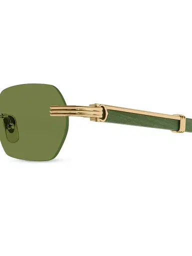 Cartier Men's Première De 54MM 24K-Gold-Plated Rimless Rectangular Sunglasses | Thumbnail 3 Cartier Men's Première De 54MM 24K-Gold-Plated Rimless Rectangular Sunglasses | Thumbnail 3