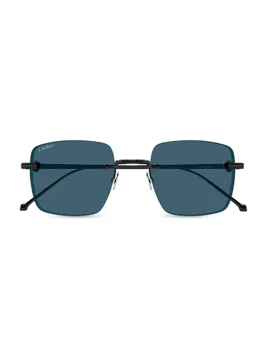 Cartier Men's Pasha de 52MM Rimless Squared Sunglasses | Thumbnail 2 Cartier Men's Pasha de 52MM Rimless Squared Sunglasses | Thumbnail 2