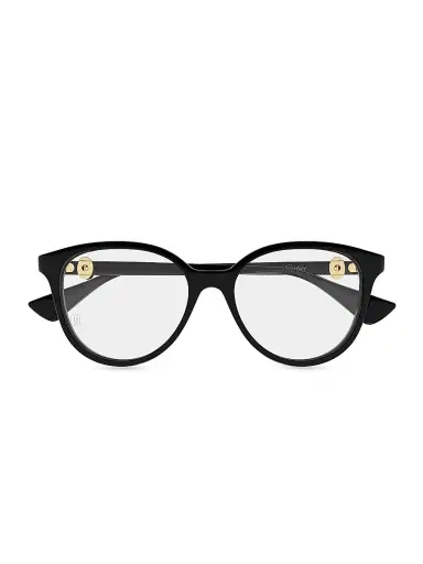 Cartier Women's Double C 53MM Round Optical Glasses | Thumbnail 2 Cartier Women's Double C 53MM Round Optical Glasses | Thumbnail 2