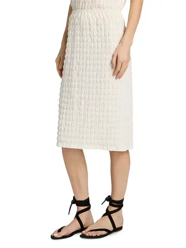 Proenza Schouler White Label Women's Lori Textured Pencil Skirt | Thumbnail 4 Proenza Schouler White Label Women's Lori Textured Pencil Skirt | Thumbnail 4