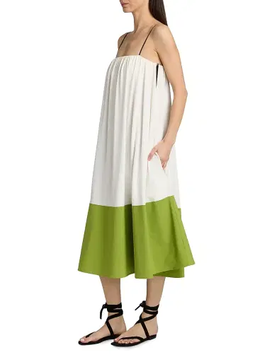 Proenza Schouler White Label Women's Saria Crepe Jersey Midi-Dress - White Apple - Size Large | Thumbnail 4 Proenza Schouler White Label Women's Saria Crepe Jersey Midi-Dress - White Apple - Size Large | Thumbnail 4