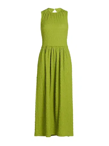 Proenza Schouler White Label Women's Zoira Textured Maxi Dress - Pea - Size Large | Thumbnail 1 Proenza Schouler White Label Women's Zoira Textured Maxi Dress - Pea - Size Large | Thumbnail 1