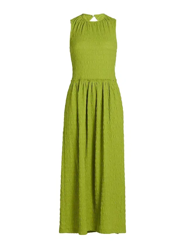 Women's Zoira Textured Maxi Dress - Pea