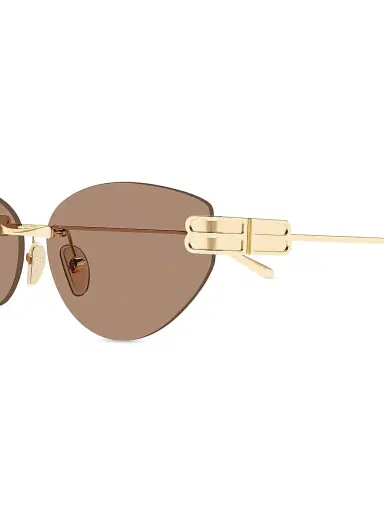 Balenciaga Women's Gossip 61MM Cat-Eye Sunglasses - Gold Brown | Thumbnail 3 Balenciaga Women's Gossip 61MM Cat-Eye Sunglasses - Gold Brown | Thumbnail 3