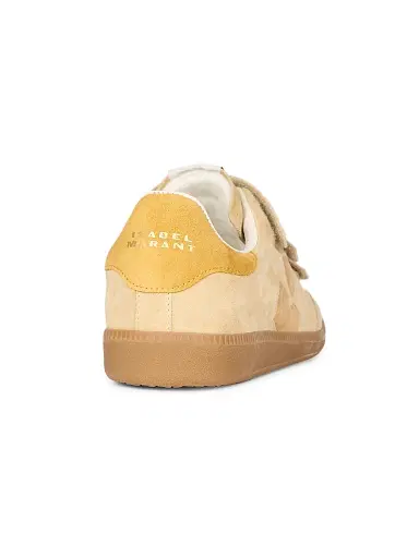 Isabel Marant Women's Beth Suede Low-Top Sneakers - Multi Beige - Size 12 | Thumbnail 3
