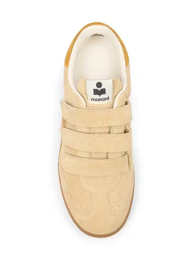 Isabel Marant Women's Beth Suede Low-Top Sneakers - Multi Beige - Size 12 | Thumbnail 4