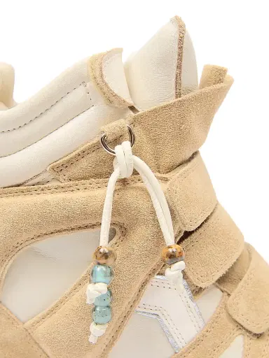 Isabel Marant Women's Bekett Suede High-Top Wedge Sneakers - Beige Chalk - Size 10 | Thumbnail 6 Isabel Marant Women's Bekett Suede High-Top Wedge Sneakers - Beige Chalk - Size 10 | Thumbnail 6