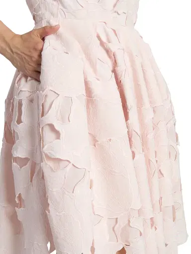 Erdem Women's Cameo Guipure Lace Minidress - Cameo Pink | Thumbnail 6 Erdem Women's Cameo Guipure Lace Minidress - Cameo Pink | Thumbnail 6