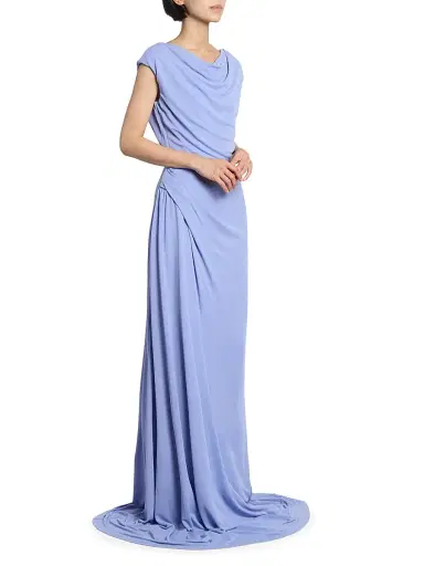 Erdem Women's Draped Jersey Cap-Sleeve Gown | Thumbnail 4 Erdem Women's Draped Jersey Cap-Sleeve Gown | Thumbnail 4