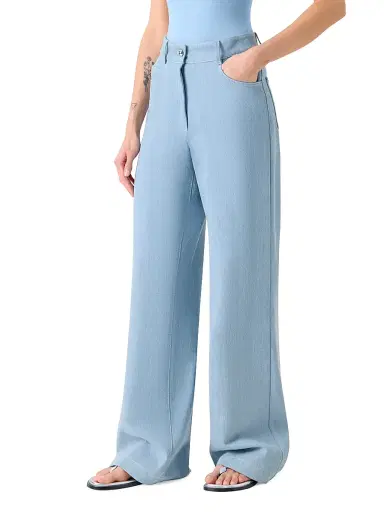 Akris punto Women's Cooper Denim High-Rise Wide-Leg Jeans | Thumbnail 3