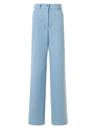 Akris punto Women's Cooper Denim High-Rise Wide-Leg Jeans | Thumbnail 1