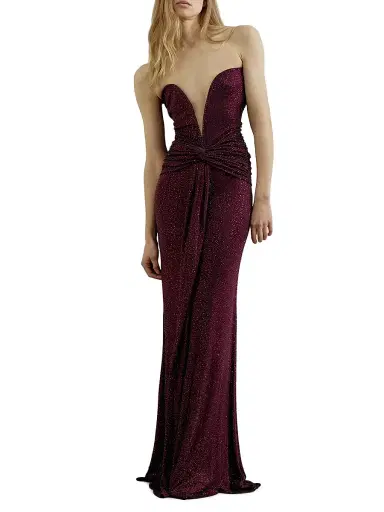 The New Arrivals Ilkyaz Ozel Women's Nicole Pao Rosa Crystal-Embellished Gown - Pao Rosa - Size 12 | Thumbnail 3 The New Arrivals Ilkyaz Ozel Women's Nicole Pao Rosa Crystal-Embellished Gown - Pao Rosa - Size 12 | Thumbnail 3
