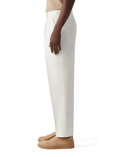 Zegna Men's Cotton and Linen Pants | Thumbnail 3