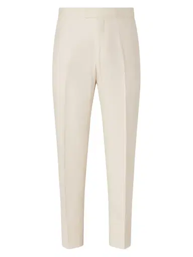 Zegna Men's Oasi Lino Pants - White - Size 44 | Thumbnail 1